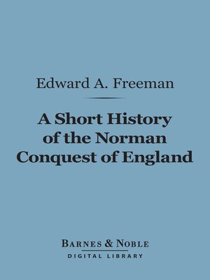 cover image of A Short History of the Norman Conquest of England (Barnes & Noble Digital Library)